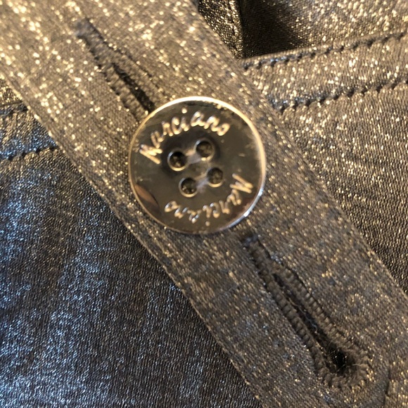 Silver & Pewter Marciano Bustier Halter Top - Picture 9 of 10